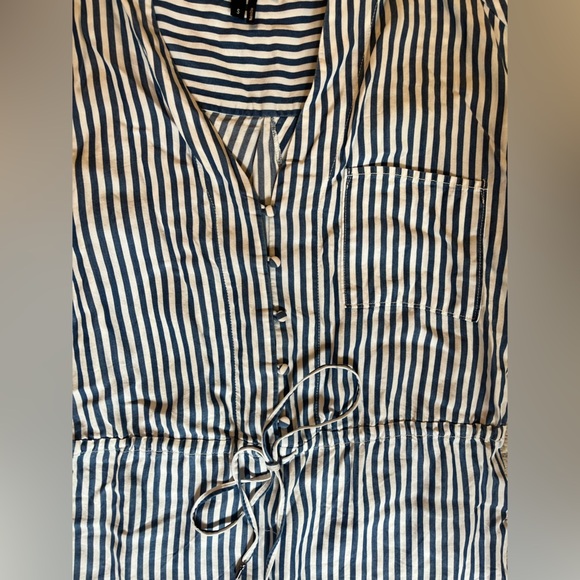Paige Haidee Striped Drawstring Dress size Small - Picture 3 of 6